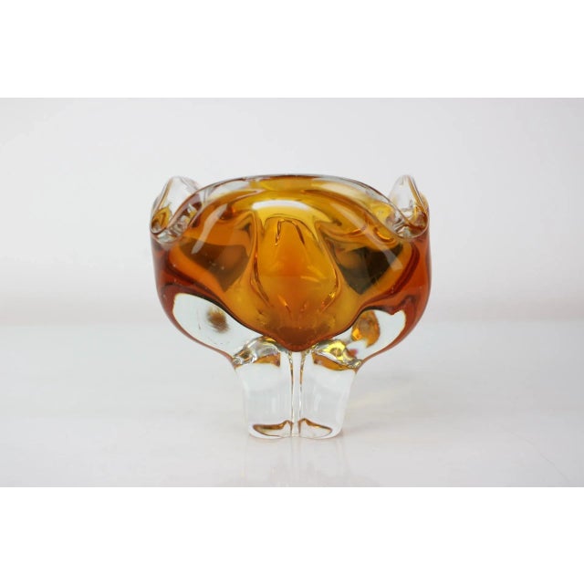 Made in Czechoslovakia Made of art glass Good original condition. This piece is attributed to the mentioned...