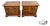 Link Taylor Maple Nightstands Americana 3 Drawer Vintage Bedside Tables Pair For Sale