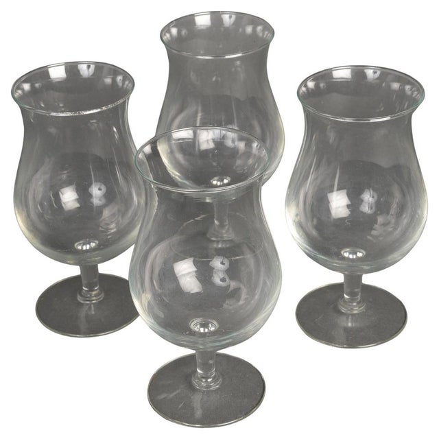 Crystal Glasses, 20th Century, Set of 4 For Sale - Image 6 of 6