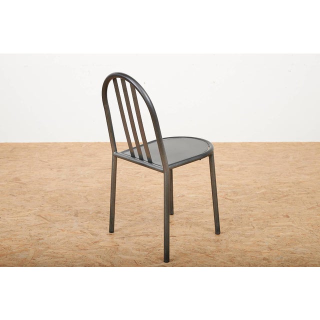 Model No. 222 Chair with Black Lacquered Tubular Steel from Robert Mallet Stevens For Sale - Image 10 of 13