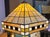 1970s Vintage Arts and Crafts Style Stained Glass Lampshade For Sale - Image 5 of 9