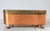Farmhouse Vintage Oval Copper and Brass Planter or Jardiniere For Sale - Image 3 of 9