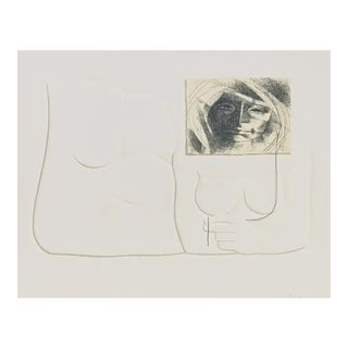1983 Jorge Dumas Michele Female Nude Lithograph For Sale
