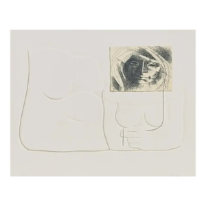 1983 Jorge Dumas Michele Female Nude Lithograph