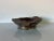 Mid-Century Modern Vintage Brown Glazed Abstract Pottery Bowl For Sale - Image 3 of 13