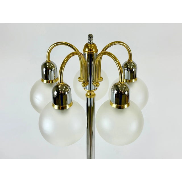 The lamp is in very good, original condition. The exception is the foot coating, with visible traces of use. This piece...