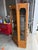 Antique Circa 1900 Golden Oak and Glass Corner China Cabinet For Sale - Image 4 of 11