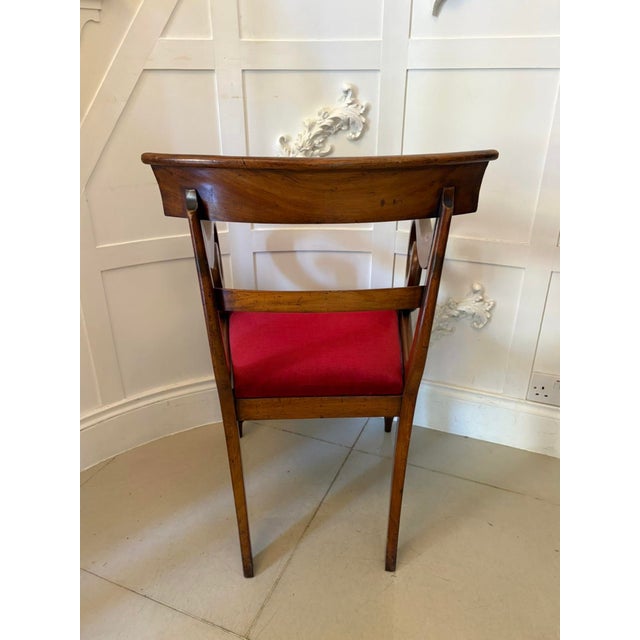 Antique Willian IV Mahogany Desk Chair, 1840 For Sale - Image 3 of 7