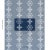Inspired by Moroccan needlework, Nadira Embroidery in indigo features a unique cross-stitch design on a cotton-linen...