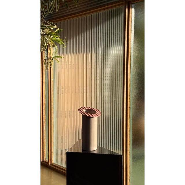 Pink Postmodern Pink Ceramic Vase by Masa Mami, Hawaii Circa 1980 For Sale - Image 8 of 12