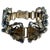 Vintage Jewel Smokey Quartz Silver Chain Bracelet For Sale - Image 4 of 12