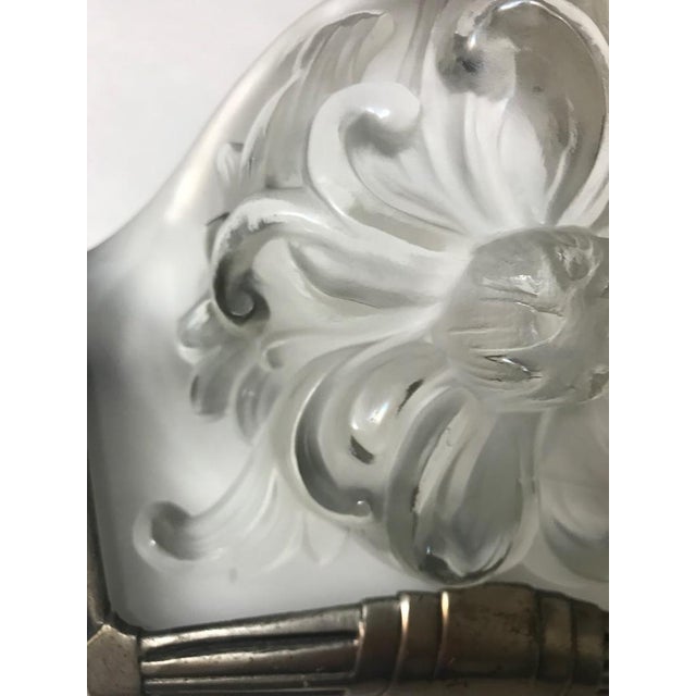 French Art Deco Sconces Signed by Sabino - a Pair For Sale - Image 9 of 12