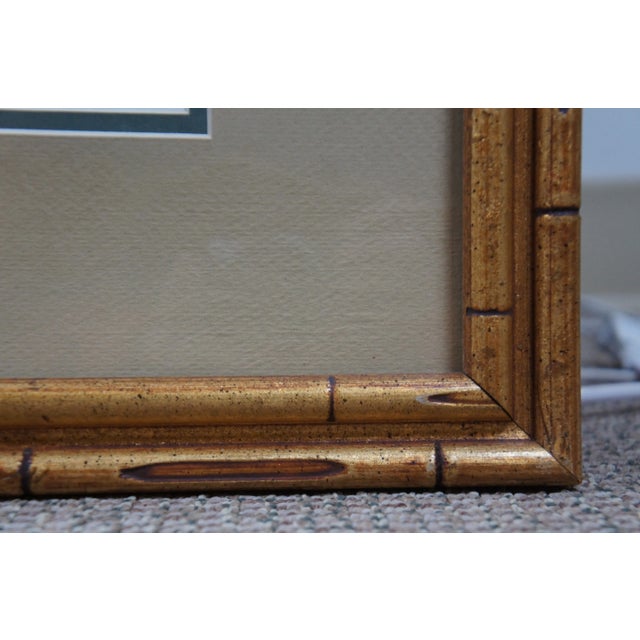 Vintage Zhongxiang Liu Chinese Chinoiserie Botanical Floral Watercolor Painting For Sale - Image 10 of 11