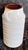 Vintage White Ceramic Vase with Relief Decoration from Carstens Tönnieshof, 1970s, in Very Good conditions. Designed 1970...