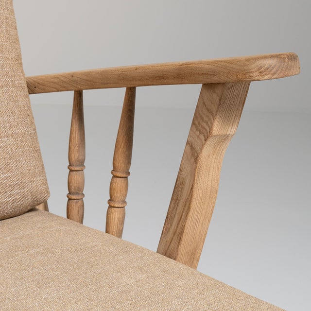 1970s Mid-Century Modern Brown Wood Pair of Club Chairs For Sale - Image 4 of 13