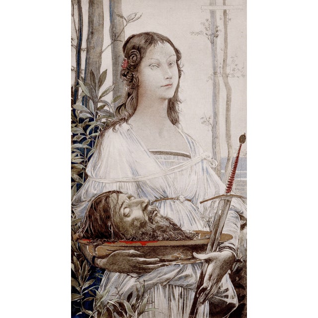 Luc-olivier merson (1846-1920) salomé original lithograph from the glorious portfolio "l'estampe moderne", second special...