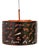 Brutalist Copper Pendant Lamp from Boréns, 1970s For Sale