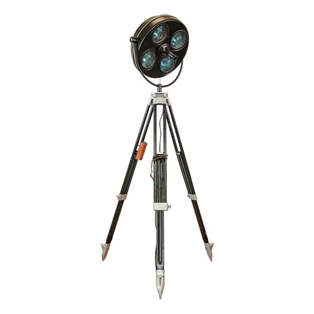 Vintage Four-Lens Floor Lamp from Hanau, 1960s For Sale