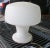 Glass 1970s Laurel Biomorphic Glass Helmet Mushroom Lamp For Sale - Image 7 of 9
