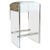 Maurice Lucite and Hide Bar Stool For Sale In Birmingham - Image 6 of 6