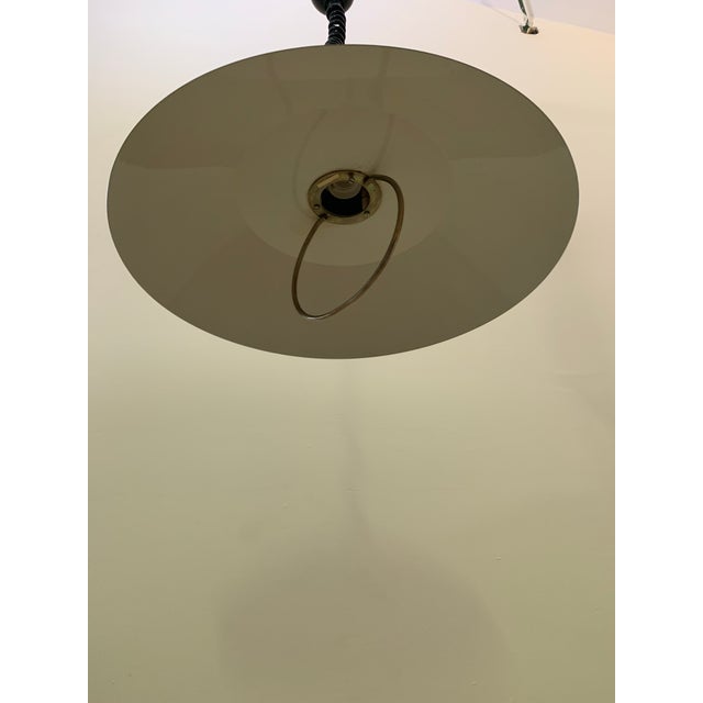 Metal 1980s Chrome-Plated Sheet Lamp For Sale - Image 7 of 7