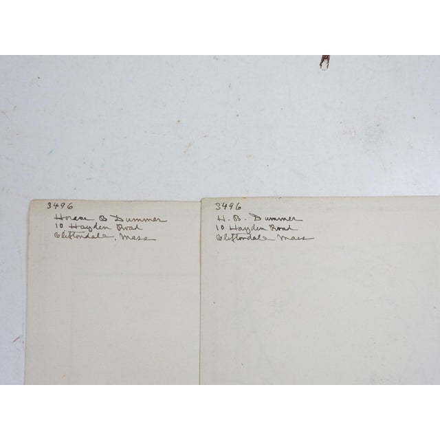 Late 19th century pen and ink drawing on paper by Horace Boylston Dummer (1878 - 1945) Massachusetts. Farm scenes with...