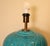 Table Lamp with Turquoise Ceramic Base, 1970s For Sale - Image 4 of 8
