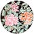 Beautiful vintage Fitz & Floyd salad floral plates featuring a hand-decorated design of bright orange and pink azalea...