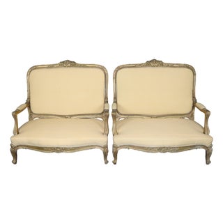 Late 19th Century French Pair of French Louis XV Marquis For Sale