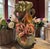 Early 20th Century Art Nouveau Estial Austria Porcelain Vase With Applied Roses For Sale - Image 9 of 11