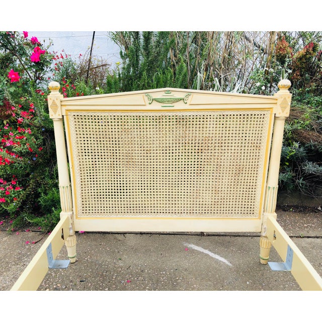 Antique French Cane Bed Chairish