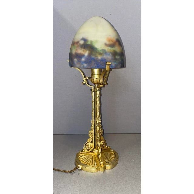 Vintage Art Deco Lamp by Muller Frères for Muller Frères, 1920 For Sale - Image 9 of 9