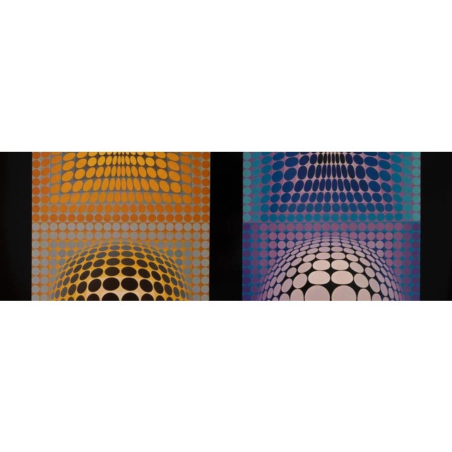 Victor Vasarely, VP 118 et 108, Etching For Sale - Image 4 of 6