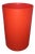 Ufficio Tecnico Kartell Waste Basket in Translucent Red Designer Gino Columbini For Sale