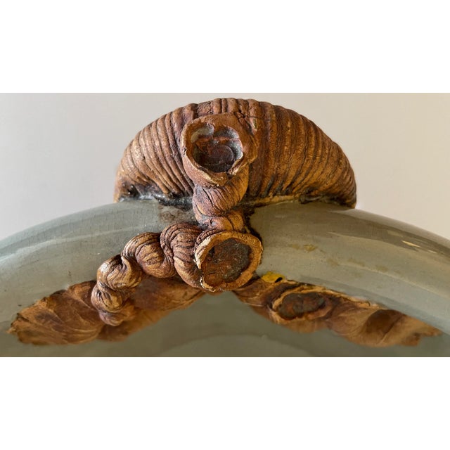 1970's Artistic Glazed & Mat Centerpiece For Sale - Image 9 of 10