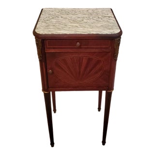 19th Century French Louis XVI Bedside Table For Sale