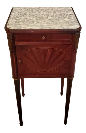 19th Century French Louis XVI Bedside Table