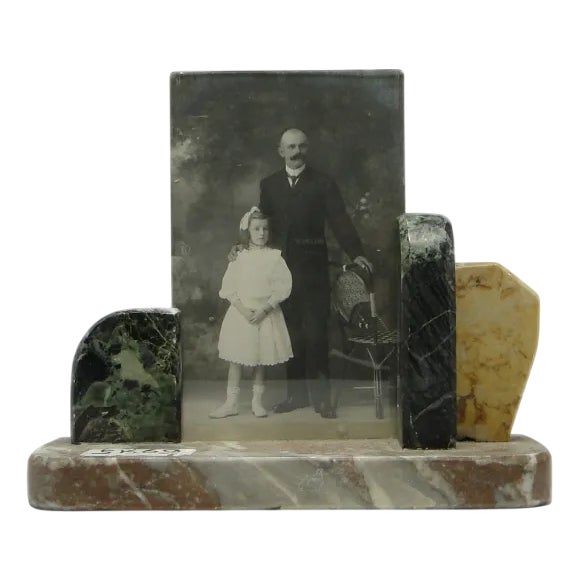 Art Deco Stone Frame, Belgium, 1930s For Sale