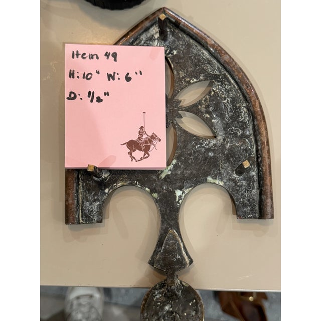 Antique English Brass Hearth Trivet, Circa 1890 For Sale - Image 9 of 9