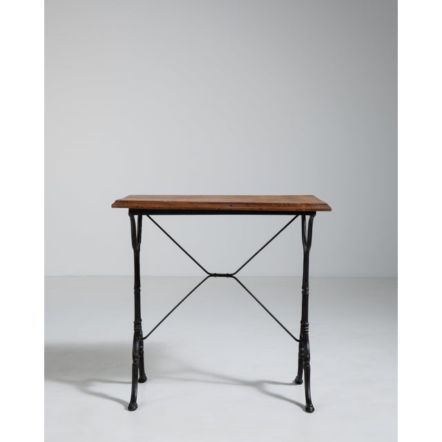 Cast Iron Bistro Table, Antique, France, 20th Century For Sale - Image 10 of 13