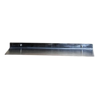 Wall Shelf in Brushed Stainless Steel by Form & Eisen For Sale