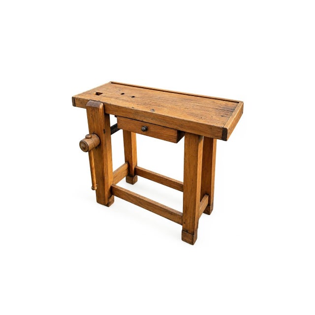 Vintage French Children's Carpenter Workbench, 1920s For Sale - Image 16 of 16