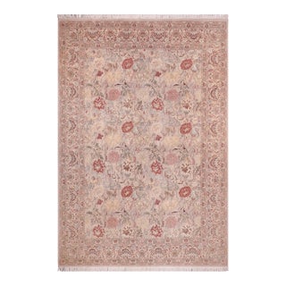 Shabby Chic Pak-Persian Gray/Gray Wool Rug - 9'0'' X 12'1'' For Sale