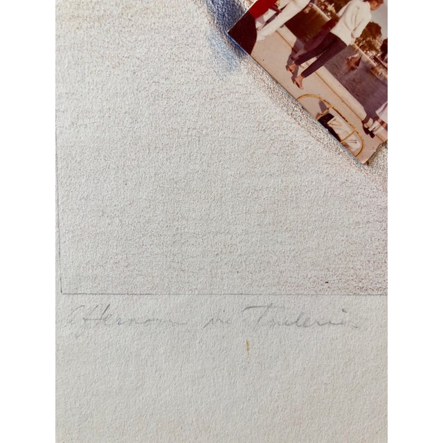 Vera Simons, Afternoon in Tuileries Paris Boats Painting Photo Collage Photograph Assemblage, 1982 For Sale - Image 11 of 11