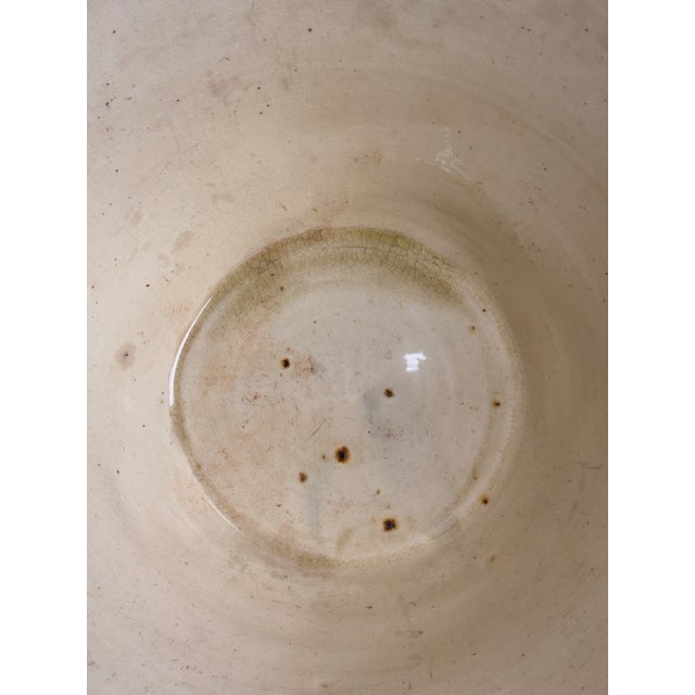 Late 19th Century Antique French Dairy Bowl For Sale - Image 4 of 12