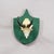 Rustic European Antique Black Forest Chamois Trophy on Green Plaque - Salem Germany 1900 For Sale - Image 3 of 7