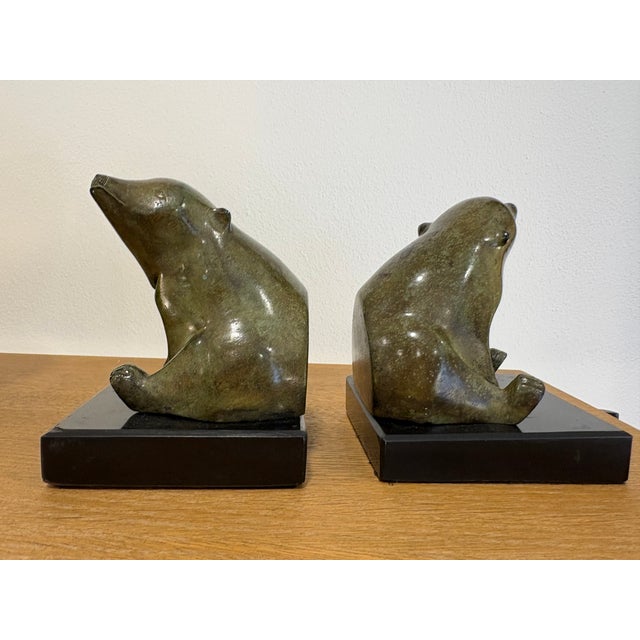 Vintage Bookends in Marble, 1935 For Sale - Image 3 of 10