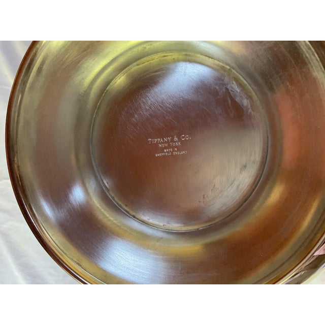 New 1990s Tiffany Silver Punch Bowl With Jubilee Applied Border For Sale - Image 12 of 12