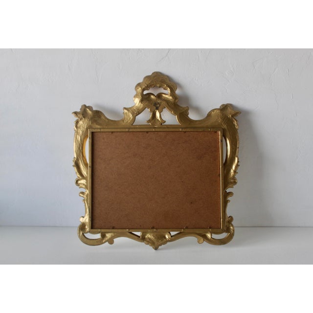 Italian Rococo Style Gilt Molded Wall Mirror For Sale - Image 9 of 15