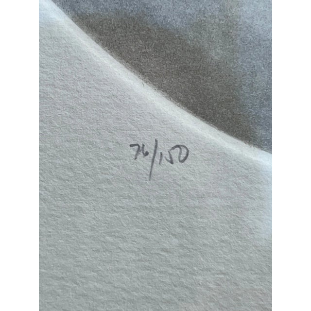 PLEASE NOTE: PHOTOS DO SHOW REFLECTIONS FROM THE GLASS Al Hirschfeld (1903-2003) etching Laurel & Hardy Signed & numbered...